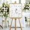 Svelte Signature Mat Picture Frame, Photo Frame Wedding Guest Book Alternative, Autograph Picture Mat for Signature Board, Wedding Celebrations Graduations Support Encouragement or Retirement